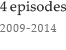 4 episodes